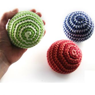 Lot de 3 balles crochet