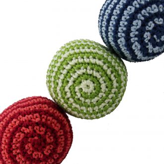 Lot de 3 balles crochet