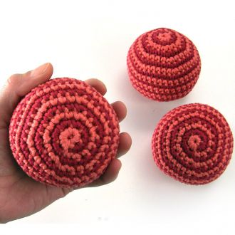 Lot de 3 balles crochet