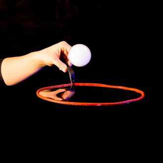 bulle de savon avec fumée