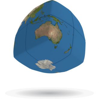 V-cube Globe Terrestre 2x2