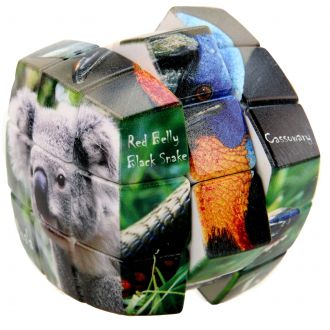 australie animaux sauvages v-cube puzzle 3X3