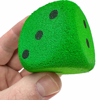 Foam dice are ideal for family educational activities.