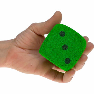 Foam dice are a great learning tool for children who have difficulty handling plastic dice.