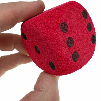 Foam dice offer a quiet alternative to traditional plastic or wooden dice.