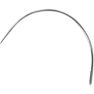 Aiguilles incurvées en acier pour couture Kevlar, lot de 25, vue rapprochée
