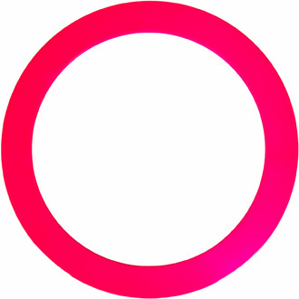 Anneau Play 32.7cm de couleur rose fluo