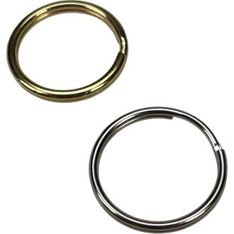 Lot De 120 Porte-clés En Métal Argenté 25mm - Anneaux DIY Pour Bricolage, Bijoux Et Artisanat