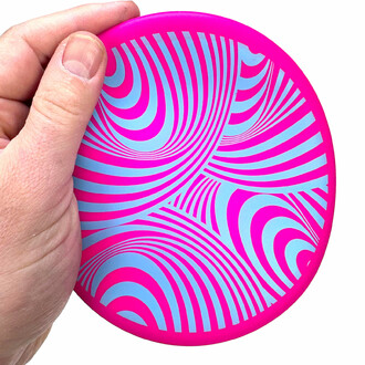 Pink soft frisbee