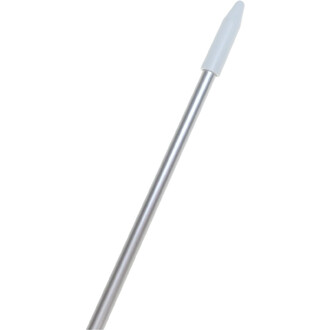 Baguette en aluminium pour assiette chinoise, avec une pointe blanche.