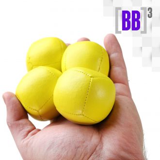 Gele jongleerbal