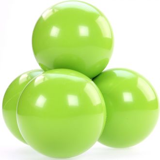 Balle De Scène En PVC Vert - Diamètre 70 Mm, Pour Jonglerie, Décoration, événements
