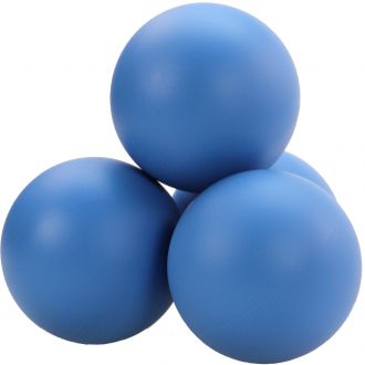 Blauwe matte bal