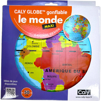 World globe balloon - 50cm
