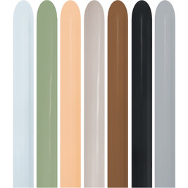 Ballons 260 assortiment terre Sempertex