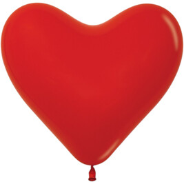 Ballons cœur rouge