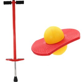 thumbnail image 2 of Pogo Ball With Handle - PVC Bouncing Balance Board For Kids Ages 8-12 2 of 11
