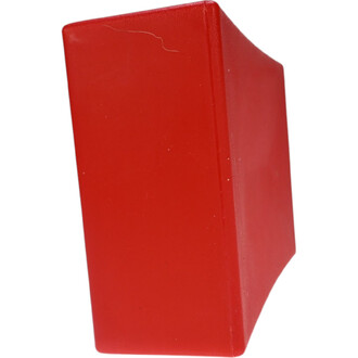 Boîte à cigares Moreira ND - PRO de couleur rouge, vue latérale montrant sa forme rectangulaire et sa finition lisse.