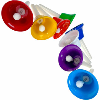 Les cloches musicales sont adaptées pour les enfants à partir de 3 ans.