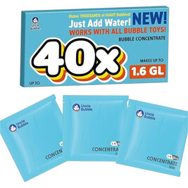 Uncle Bubbles 1:9 Bubble Concentrate 50ml (3 bags)
