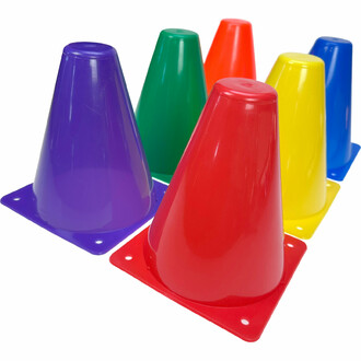 15cm solid boundary cone: the ideal tool for sports clubs and leisure centers.