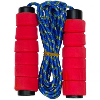 Corde à sauter avec poignée en mousse