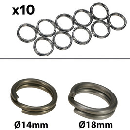 Double anneaux pour bolas