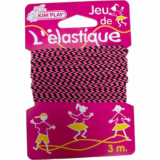 Jump elastic on its cardboard packaging