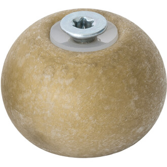 Embout bas PX3/PX4 Play de couleur beige, avec une surface légèrement texturée et un montage par vis visible au sommet.