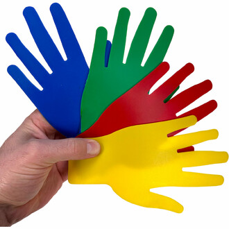 Handprint for sports and fun activities