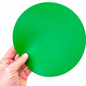 Empreinte ronde de couleur verte