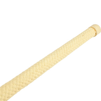 Epée de feu de 1 mètre, bâton en matériau tressé de couleur crème, avec une extrémité plate.