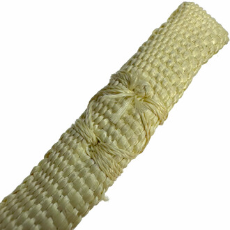 Detail of the stitching on a fire whip kevlar fall