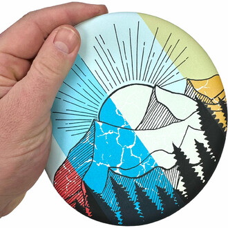 A soft and secure frisbee for young and old.