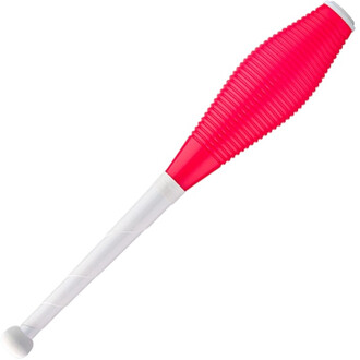 Henry's Pirouette Training – trainingsstick voor pirouettes met roze gegroefd handvat en witte steel.