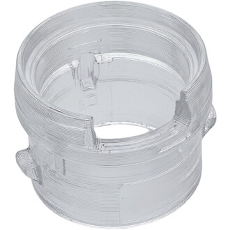 Bobine de filament TPU transparent enroulé sur un mandrin, insert pour staff Fusion.
