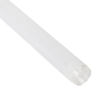 Insert TPU blanc translucide pour staff Fusion, bouchon cylindrique en TPU vu de profil sur fond blanc.