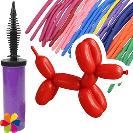 Kit Ballons Sempertex 260 + Pompe