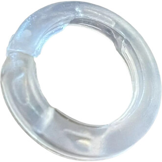 Anneau C-ring transparent en plastique, composant du kit Embout Pod Flowtoys.