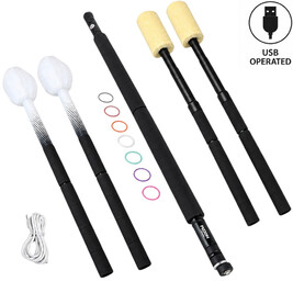Kit Staff Contact Fusion Feu et LED Threeworlds Kit Staff Contact Fusion Feu et LED Threeworlds