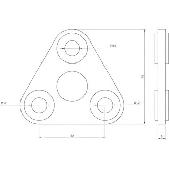 Dessin technique du plateau
