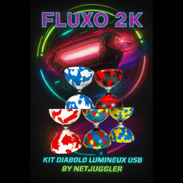 Kit diabolo Jester à Roulement Lumineux Fluxo