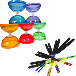 Kit diabolo Typhoon + Baguettes Aluminium Anodisées