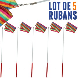<span lang=fr>Lot de 5 Rubans de GRS Multicolores</span>