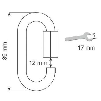 10 mm roestvrijstalen ovale snelkoppeling