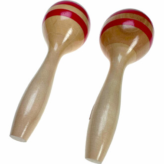 Wooden maracas for the youngest