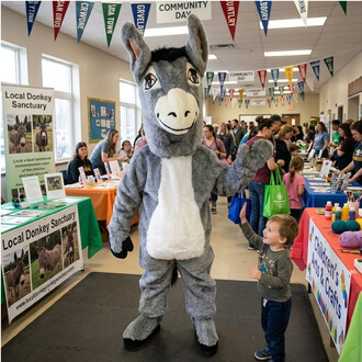 Mascotte Ane Paisible