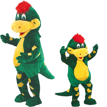 Mascotte Dragon a Crète Rouge