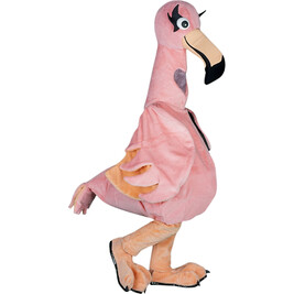 Roze Flamingo-mascotte