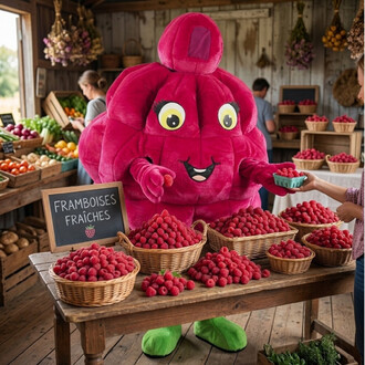 Mascotte de Framboise
